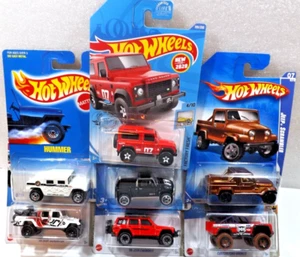 Hot Wheels Lote de 7 SUV Todoterreno Varios Modelos y Años 1991 a 2021 - Imagen 1 de 8