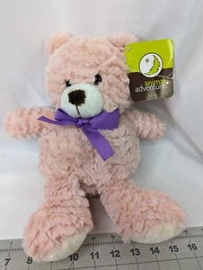 Juguete de peluche Animal Adventure Pink Bear 2016 de 12 pulgadas - Imagen 1 de 8