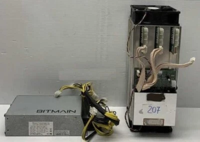 BTC BCH Bitcoin Bitmain AntMiner S9i 14T w/1800W PSU Miner Power Supply - Image 1 of 4