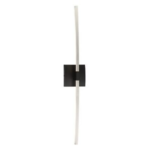 Kovacs P5501-L Archer 24" Tall LED Wall Sconce - Compliant - Coal / Brushed