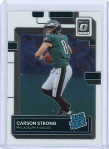 Carson Strong Rookie RC 2022 Panini Donruss Optic Base #211 Philadelphia Eagles - Picture 1 of 2