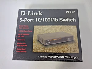 D-LINK DSS-5+ 5-PORT 10/100Mb SWITCH - Picture 1 of 8