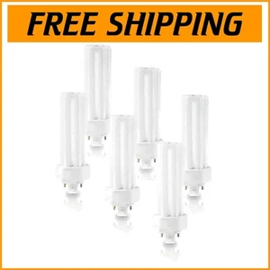 Compact Fluorescent 42 Watt Triple Tube Bulbs - 4100K Cool White (6 Pack) - Picture 1 of 7