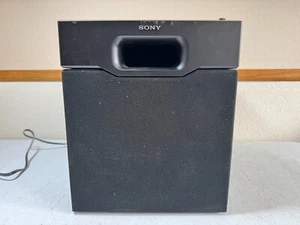 Sony SA-WMSP1 Subwoofer Powered Sub Home Theater Bass Loud Gain Audio Black - Picture 1 of 6
