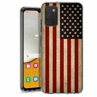 For Samsung Galaxy A03s A02s TPU Case Cover+Glass(Grunge USA Flag)