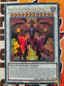 ROTER SUPERNOVA-DRACHE - GFTP-DE045 - Ultra Rare / 1. Auflage Near Mint  - Bild 1 von 2