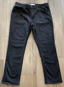 Old Navy Herren Jeans Größe 36 x 30 schwarz gerade schmale Passform Stretch Taille 36 Zoll Mitte - Bild 1 von 11