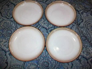 Sango JETTA BROWN 4831 Salad Plate 7 5/8" Set of 4 - Picture 1 of 3