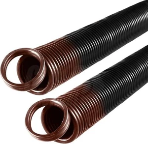 160lb. Heavy-Duty Double-Loop Garage Door Extension Springs (2-Pack) - Brown - Picture 1 of 7