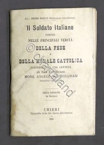 Pozzan - Il soldato italiano istruito nelle principali verità della fede - 1916 - Foto 1 di 1