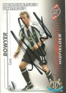LEE BOWYER SIGNED NEWCASTLE 2005/2006 SHOOT OUT TRADING CARD+COA - Picture 1 of 1