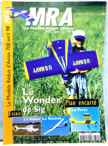 MAGAZINE MRA N°700, AVRIL 1998 + PLAN ENCARTÉ "LE PERSO" - Imagen 1 de 16