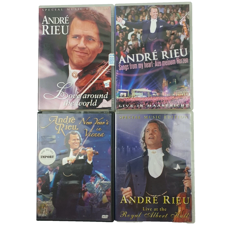 Andre Rieu DVD Bundle x 4, See Titles Below, PAL & NTSC, Music & Concerts, VGC - Image 1 of 4