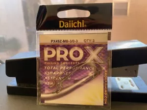 Daiichi ProX Nano Offset Worm Hooks, Size 3, Qty 3 - Picture 1 of 1