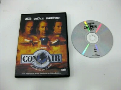 Con Air (Convicts In The Air) DVD Nicolas Cage John Cusack John Malkovich - Image 1 of 2