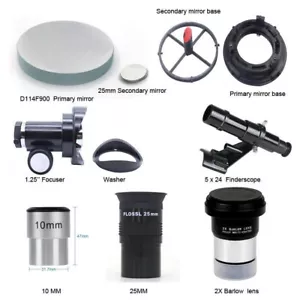 Complete set of self-made 114mm F8 reflective Astronomical telescope accessories - Picture 1 of 6