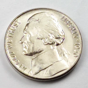 1950  BU Jefferson Nickel Pulled From OBW Roll - Picture 1 of 2
