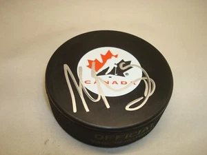 Alexandre Burrows signed Team Canada Hockey Puck handsigniert 1C - Bild 1 von 2