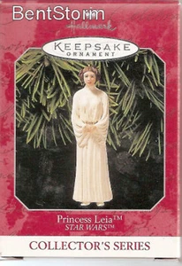 Hallmark Star Wars Princesa Leia 1998 recuerdo Navidad vacaciones adorno nuevo en caja - Imagen 1 de 1