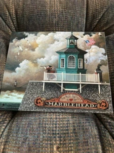 Charles Wysocki Counting Days Jackal Island MARBLEHEAD Folk Art Picture - Picture 1 of 4