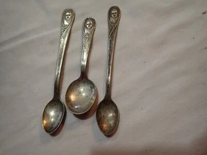Vintage Gerber Baby Spoons one is  4.25" and two are 5.5" long Winthrop - Picture 1 of 6
