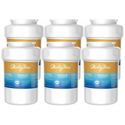 6 Pack Fit for GE SmartWater MWF MWFP GWF HWF 46-9991 Refrigerator Water Filter - Image 1 of 4
