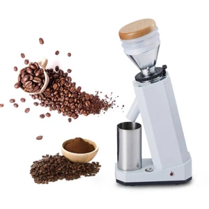 Automatic Coffee Bean Grinder Electric Titanium Alloy Conical Burr Grind Mill - Foto 1 di 12