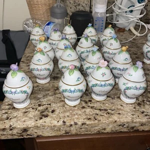 FRANKLIN MINT LE CORDON BLEU SPICES JARS 24 Set Read Description - Picture 1 of 9