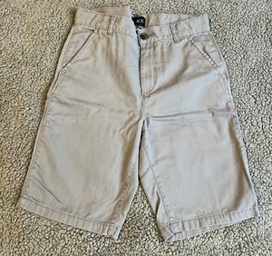 The Children's Place Boys Size 12 Gray Shorts Flat Front Button Close - Picture 1 of 6