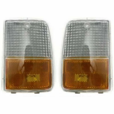 Новый подходит 1987-1990 Chevrolet Caprice левый и правый угловой фонарь объектив и корпус - Изображение 1 из 3