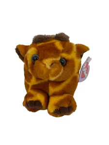Vintage Puffkins Ginger Giraffe 4 1/2" Swibco Plush Stuffed Animal NEW - Picture 1 of 1