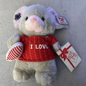 Applause 1987 Merry Mouse Personalize Plush Toy- New W/Tags And Letters 13” - Bild 1 von 8