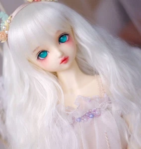 6-7" 1/6 BJD Larga Suave Blancanieves Peluca Rizada Ondulada LUTS Muñeca DOD MSD Pelo de Soom - Imagen 1 de 4