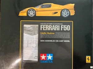 TAMIYA COLLECTORS CLUB SPECIAL FERRARI F50 GIALLO MODENA YELLOW 23204 1/12 - Picture 1 of 8