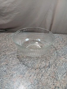 Pyrex 7403-S Klarglas Gerippt Geformt 8,75" Rührschüssel 10 Tassen EUc - Bild 1 von 6