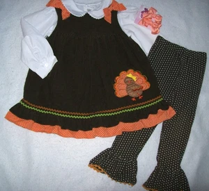 Jersey Niña 24 M 2T: MUDPIE; ROYAL KIDZ; EDICIONES RARAS Pana Aplicado Pavo - Imagen 1 de 6