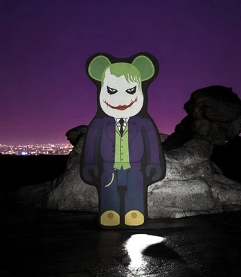 Dc comic Bear Brick Dark Knight  Joker Rug 15x30 NWOT  - Image 1 of 4