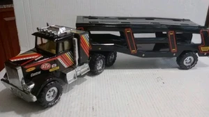 Camion e rimorchio Remco SEMI 1986, rimorchio Big Rig in metallo, STP Goodyear - Foto 1 di 23