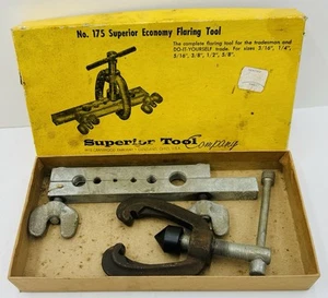 Vintage Superior Tool Company n. Strumento svasatura 175 3/16" - 5/8" con scatola - Foto 1 di 2