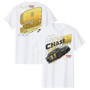 Chase Elliott #9 Racing Team - inspiriertes weißes Motorsportshirt für Fans - Bild 1 von 4