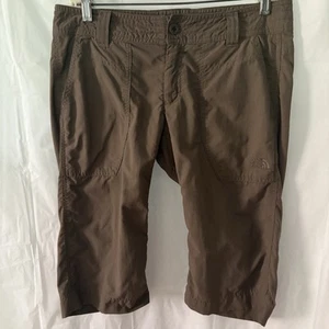 Pantalones de Senderismo The North Face Horizon Noble Capri Para Mujer Talla 8 Marrón Bolsillo de Guarda - Imagen 1 de 8