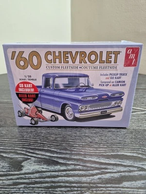 Kit Modelo Chevrolet Fleetside AMT 1/25 ’60 con Go Kart - Sellado Ronda 2 Foto 1 de 4