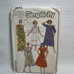 Simplicity 7493 Misses Muu-Muu House Dress Pattern 22-24 Uncut - Picture 1 of 4