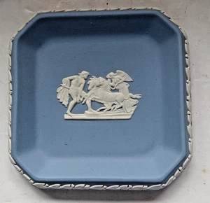 Wedgwood Jasper Ware Square Dish - No Box - Picture 1 of 2