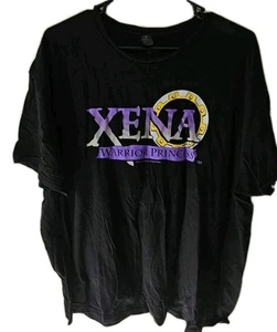 Xena Warrior Princess T-shirt 2X Large Tee Short Sleeve Logo XXL Black Gildan - Picture 1 of 5