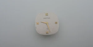 Uhrwerk Certina 153, ETA 976.001, Zifferblatt + Zeiger, movement, dial + hands - Picture 1 of 6