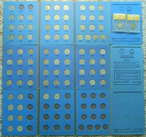 Complete 1932-1964 Silver Washington Quarter Set w/ ANACS Graded Keys (Lot#117A) - Picture 1 of 10