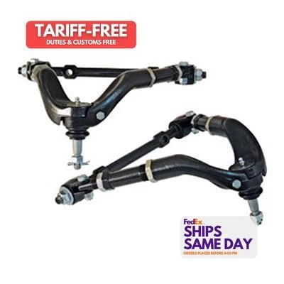 Spc 97120, Pair of Fits 67-69 GM F-Body Adjustab le Control Arm Black Performanc - Image 1 of 4