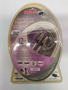 Digital Optical Audio 12 Feet RCA Dolby Digital Fiber Optic Brand New - Picture 1 of 2