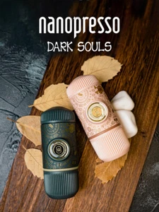 WACACO Dark Souls Nanopresso Portable Espresso Maker Pink/Black with Storage Bag - Picture 1 of 12